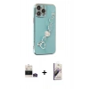MARSİLYAN™- iPhone 14 Pro Max Kılıf Nova Işık Prime - Siyah Bilvis 3D Mat Cam Ekran Koruyucu + Bilvis Titan Kamera Lens - GD