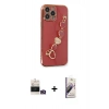MARSİLYAN™- iPhone 14 Pro Max Kılıf Nova Işık Prime - Siyah Bilvis 3D Mat Cam Ekran Koruyucu + Bilvis Titan Kamera Lens - GD