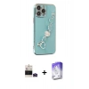 MARSİLYAN™- iPhone 14 Pro Max Kılıf Nova Işık Prime - Siyah Bilvis 5in1 3D Magic Cam Ekran Koruyucu + Bilvis Titan Kamera Lens - DNMR