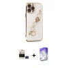 MARSİLYAN™- iPhone 14 Pro Max Kılıf Nova Işık Prime - Siyah Bilvis 5in1 3D Magic Cam Ekran Koruyucu + Bilvis Titan Kamera Lens - DNMR