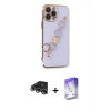MARSİLYAN™- iPhone 14 Pro Max Kılıf Nova Işık Prime - Siyah Bilvis 5in1 3D Magic Cam Ekran Koruyucu + Raze Metal Kamera Lens - GS