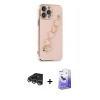 MARSİLYAN™- iPhone 14 Pro Max Kılıf Nova Işık Prime - Siyah Bilvis 5in1 5D Magic Hayalet Cam Ekran Koruyucu + Raze Metal Kamera Lens - GS