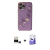 MARSİLYAN™- iPhone 14 Pro Max Kılıf Nova Işık Prime - Siyah Bilvis 5in1 5D Magic Hayalet Cam Ekran Koruyucu + Bilvis Titan Kamera Lens - GS