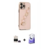 MARSİLYAN™- iPhone 14 Pro Max Kılıf Nova Işık Prime - Siyah Bilvis 5in1 5D Magic Hayalet Cam Ekran Koruyucu + Gold Bilvis Titan Kamera Lens