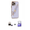 MARSİLYAN™- iPhone 14 Pro Max Kılıf Nova Işık Prime - Siyah Bilvis 5in1 5D Magic Hayalet Cam Ekran Koruyucu + Bilvis Titan Kamera Lens - GS