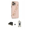 MARSİLYAN™- iPhone 14 Pro Max Kılıf Nova Işık Prime - Siyah Bilvis Hayalet Cam Ekran Koruyucu + Raze Metal Kamera Lens - GD