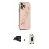 MARSİLYAN™- iPhone 14 Pro Max Kılıf Nova Işık Prime - Siyah Bilvis Hayalet Cam Ekran Koruyucu + Raze Metal Kamera Lens - GS