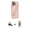 MARSİLYAN™- iPhone 14 Pro Max Kılıf Nova Işık Prime - Siyah Bilvis Hayalet Cam Ekran Koruyucu + Siyah Bilvis Titan Kamera Lens