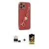 MARSİLYAN™- iPhone 14 Pro Max Kılıf Nova Işık Prime - Siyah Buffer Cam Ekran Koruyucu + Siyah Bilvis Titan Kamera Lens