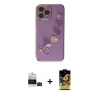 MARSİLYAN™- iPhone 14 Pro Max Kılıf Nova Işık Prime - Siyah Buffer Cam Ekran Koruyucu + Siyah Bilvis Titan Kamera Lens