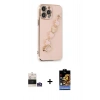 MARSİLYAN™- iPhone 14 Pro Max Kılıf Nova Işık Prime - Siyah Buffer Hayalet Cam Ekran Koruyucu + Bilvis Titan Kamera Lens - GS