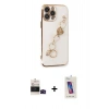 MARSİLYAN™- iPhone 14 Pro Max Kılıf Nova Işık Prime - Siyah Joko 5D Cam + Bilvis Titan Kamera Lens - SH
