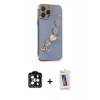 MARSİLYAN™- iPhone 14 Pro Max Kılıf Nova Işık Prime - Siyah Joko 5D Cam + PVD Metal Kamera Lens - TU