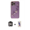 MARSİLYAN™- iPhone 14 Pro Max Kılıf Nova Işık Prime - Siyah Joko 5D Cam + PVD Metal Kamera Lens - TU