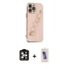 MARSİLYAN™- iPhone 14 Pro Max Kılıf Nova Işık Prime - Siyah Joko 5D Cam + PVD Metal Kamera Lens - TU