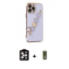 MARSİLYAN™- iPhone 14 Pro Max Kılıf Nova Işık Prime - Siyah Joko Magic 5D Hayalet Cam + PVD Metal Kamera Lens - TU