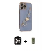 MARSİLYAN™- iPhone 14 Pro Max Kılıf Nova Işık Prime - Siyah Joko Magic 5D Hayalet Cam + PVD Metal Kamera Lens - TU