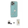 MARSİLYAN™- iPhone 14 Pro Max Kılıf Nova Işık Prime - Siyah Mat Seramik Nano Ekran Koruyucu + Bilvis Titan Kamera Lens - DNMR