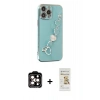 MARSİLYAN™- iPhone 14 Pro Max Kılıf Nova Işık Prime - Siyah Mat Seramik Nano Ekran Koruyucu + PVD Metal Kamera Lens - TU