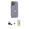 MARSİLYAN™- iPhone 14 Pro Max Kılıf Nova Işık Prime - Siyah Mat Seramik Nano Ekran Koruyucu + Siyah Bilvis Titan Kamera Lens