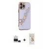 MARSİLYAN™- iPhone 14 Pro Max Kılıf Nova Işık Prime - Siyah Mat Seramik Nano Ekran Koruyucu + Siyah Bilvis Titan Kamera Lens
