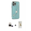 MARSİLYAN™- iPhone 14 Pro Max Kılıf Nova Işık Prime - Siyah Mat Seramik Nano Ekran Koruyucu + Siyah Bilvis Titan Kamera Lens