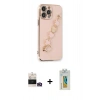 MARSİLYAN™- iPhone 14 Pro Max Kılıf Nova Işık Prime - Siyah Polymer Nano Ekran Koruyucu + Bilvis Titan Kamera Lens - GD