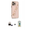 MARSİLYAN™- iPhone 14 Pro Max Kılıf Nova Işık Prime - Siyah Polymer Nano Ekran Koruyucu + Bilvis Titan Kamera Lens - DNMR