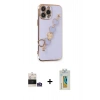 MARSİLYAN™- iPhone 14 Pro Max Kılıf Nova Işık Prime - Siyah Polymer Nano Ekran Koruyucu + Bilvis Titan Kamera Lens - GS