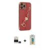 MARSİLYAN™- iPhone 14 Pro Max Kılıf Nova Işık Prime - Siyah Polymer Nano Ekran Koruyucu + Bilvis Titan Kamera Lens - GS