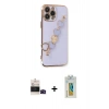 MARSİLYAN™- iPhone 14 Pro Max Kılıf Nova Işık Prime - Siyah Polymer Nano Ekran Koruyucu + Bilvis Titan Kamera Lens - SH