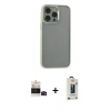 MARSİLYAN™- iPhone 14 Pro Max Kılıf Nova Işık Serisi - Siyah Bilvis Hayalet Cam Ekran Koruyucu + Bilvis Titan Kamera Lens - SH