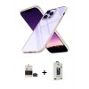 MARSİLYAN™- iPhone 14 Pro Max Kılıf Nova Işık Serisi - Siyah Bilvis Hayalet Cam Ekran Koruyucu + Bilvis Titan Kamera Lens - SH