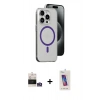 MARSİLYAN™- iPhone 14 Pro Max Kılıf Odak Form Özel Seri - Siyah Joko 5D Cam + Bilvis Titan Kamera Lens - GS