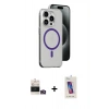 MARSİLYAN™- iPhone 14 Pro Max Kılıf Odak Form Özel Seri - Siyah Joko 5D Cam + Bilvis Titan Kamera Lens - GD