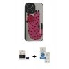 MARSİLYAN™- iPhone 14 Pro Max Kılıf Odak Klasik Serisi - Şeffaf Royal Nano Ekran Koruyucu + Bilvis Titan Kamera Lens - SH