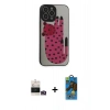 MARSİLYAN™- iPhone 14 Pro Max Kılıf Odak Klasik Serisi - Siyah 18D Cam Ekran Koruyucu + Bilvis Titan Kamera Lens - GD