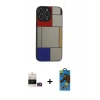 MARSİLYAN™- iPhone 14 Pro Max Kılıf Odak Klasik Serisi - Siyah 18D Cam Ekran Koruyucu + Bilvis Titan Kamera Lens - GD