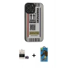 MARSİLYAN™- iPhone 14 Pro Max Kılıf Odak Klasik Serisi - Siyah 18D Cam Ekran Koruyucu + Bilvis Titan Kamera Lens - GD