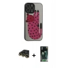 MARSİLYAN™- iPhone 14 Pro Max Kılıf Odak Klasik Serisi - Siyah 360 Mat Full Body Arka Koruyucu + Raze Metal Kamera Lens - GD