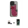 MARSİLYAN™- iPhone 14 Pro Max Kılıf Odak Klasik Serisi - Siyah 360 Mat Full Body Arka Koruyucu + Bilvis Titan Kamera Lens - SH