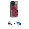 MARSİLYAN™- iPhone 14 Pro Max Kılıf Odak Klasik Serisi - Siyah 3D Antistatik Cam Ekran Koruyucu + Bilvis Titan Kamera Lens - SH