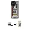 MARSİLYAN™- iPhone 14 Pro Max Kılıf Odak Klasik Serisi - Siyah 6D Mat Seramik Hayalet Nano Ekran Koruyucu + Bilvis Titan Kamera Lens - DNMR