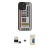 MARSİLYAN™- iPhone 14 Pro Max Kılıf Odak Klasik Serisi - Siyah 6D Mat Seramik Hayalet Nano Ekran Koruyucu + Bilvis Titan Kamera Lens - GD