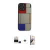 MARSİLYAN™- iPhone 14 Pro Max Kılıf Odak Klasik Serisi - Siyah Bilvis 3D Mat Cam Ekran Koruyucu + Bilvis Titan Kamera Lens - DNMR