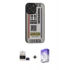 MARSİLYAN™- iPhone 14 Pro Max Kılıf Odak Klasik Serisi - Siyah Bilvis 5in1 3D Magic Cam Ekran Koruyucu + Bilvis Titan Kamera Lens - SH
