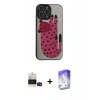 MARSİLYAN™- iPhone 14 Pro Max Kılıf Odak Klasik Serisi - Siyah Bilvis 5in1 3D Magic Cam Ekran Koruyucu + Bilvis Titan Kamera Lens - SH