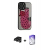 MARSİLYAN™- iPhone 14 Pro Max Kılıf Odak Klasik Serisi - Siyah Bilvis 5in1 3D Magic Cam Ekran Koruyucu + Raze Metal Kamera Lens - GS