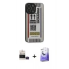 MARSİLYAN™- iPhone 14 Pro Max Kılıf Odak Klasik Serisi - Siyah Bilvis 5in1 5D Magic Hayalet Cam Ekran Koruyucu + Siyah Bilvis Titan Kamera Lens