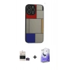 MARSİLYAN™- iPhone 14 Pro Max Kılıf Odak Klasik Serisi - Siyah Bilvis 5in1 5D Magic Hayalet Cam Ekran Koruyucu + Bilvis Titan Kamera Lens - GD